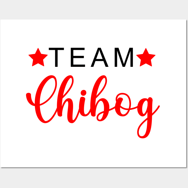 chibog pinoy word Wall Art by teemarket